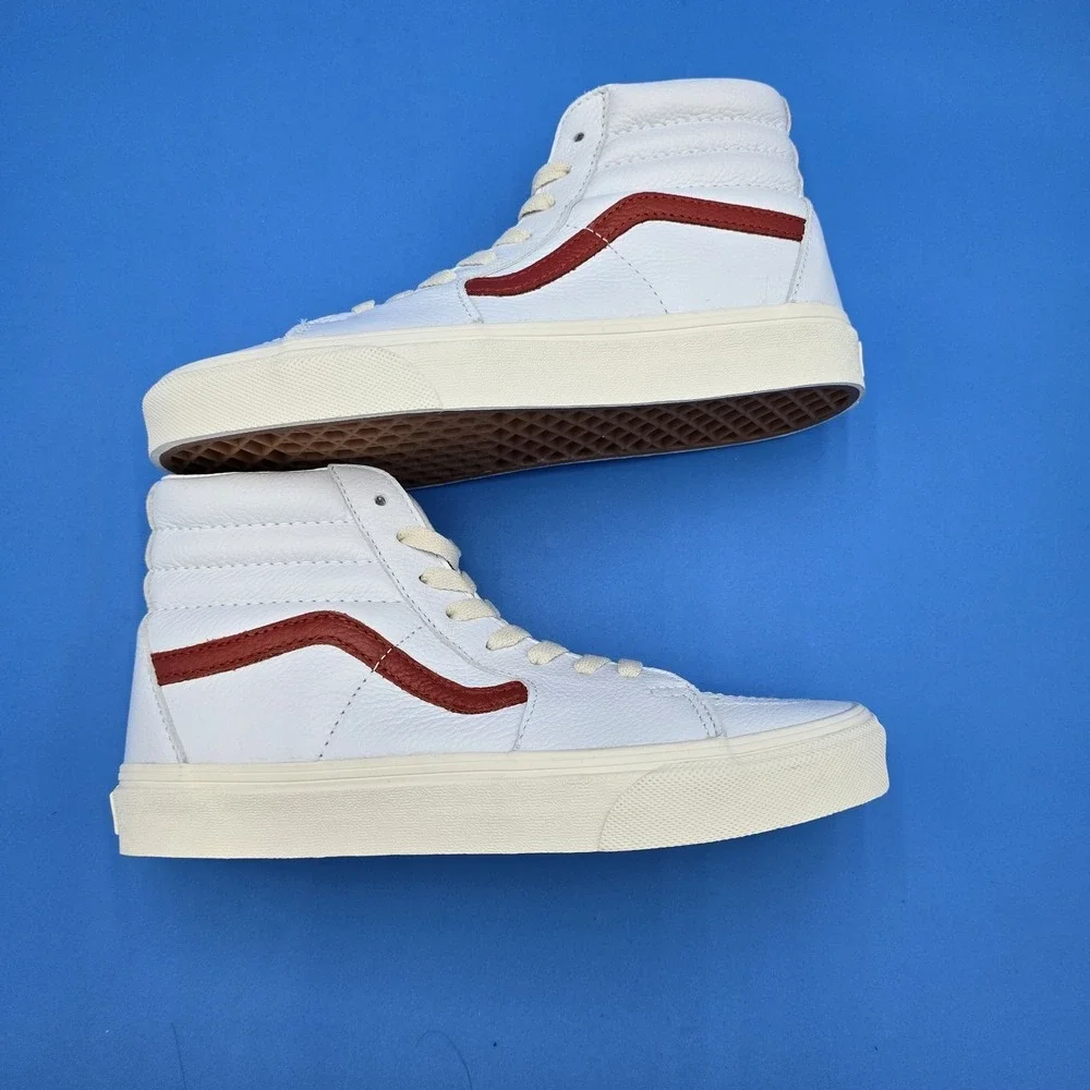 VANS SK8-HI VINTAGE POP Leather SNEAKERS/SHOES Women's 7.5 Men's 6‎ NEW